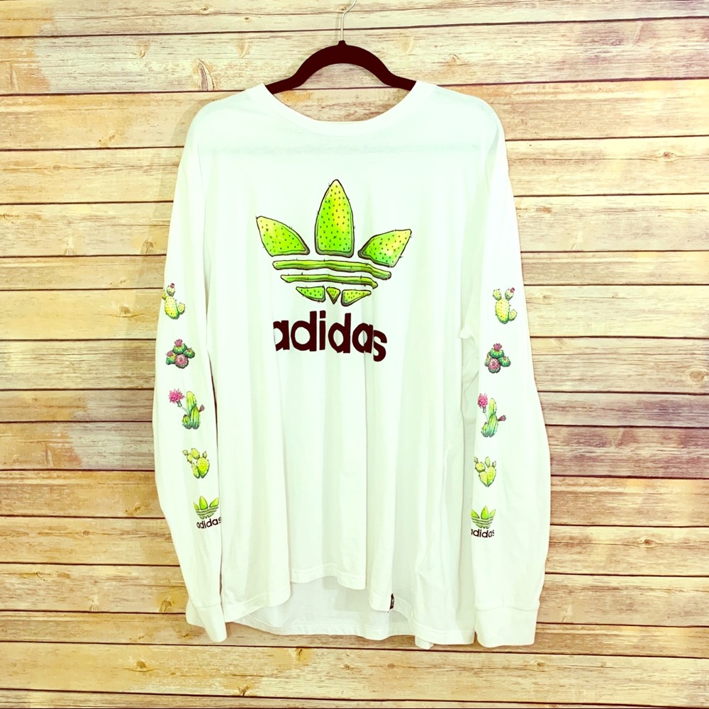 Adidas cactus graphic long sleeve tee size XXL